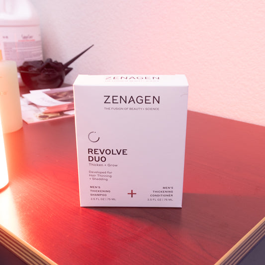 Zenagen Revolve Duo for Men – Hair Thickening Shampoo & Conditioner Set | Tru Hair Studio Brighton, CO